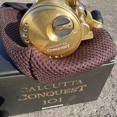 フィッシュマン　ビームス ローワー7.3Lとシマノカルカッタコンクエスト101左の画像