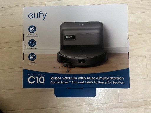 Eufy C10 ロボット掃除機 自動ゴミ収集付き 動作確認済み 付属品あり