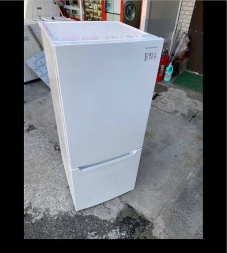 NO B923?福岡市内配送設置無料✨?YRZ-C12H1(ホワイト) 2ドア冷蔵庫 右開き 117L 幅478mm 2022年