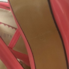 ピンクパンプス サイズ25cmの画像