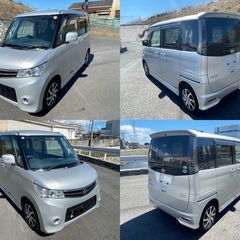 車検R9,6月まで　ルークス ハイウェイスター HDDナビ/フルセグ/Bluetooth/ETC/パワースライドドア/オートエアコン/HID/LEDの画像