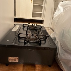 無料！ガスコンロ 2口 、13日12-14時引取優先 松戸市の画像