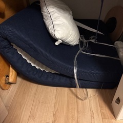 敷布団マットレスと木製すのこ3枚のセットの画像