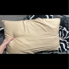 三つ折りのマットレス、敷き布団、掛け布団、枕、そして布団カバーの4点セットの画像