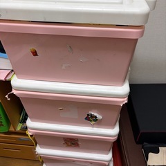 処分します！淀川区です！至急！キッズハンガーラック　衣装タンス訳ありの画像