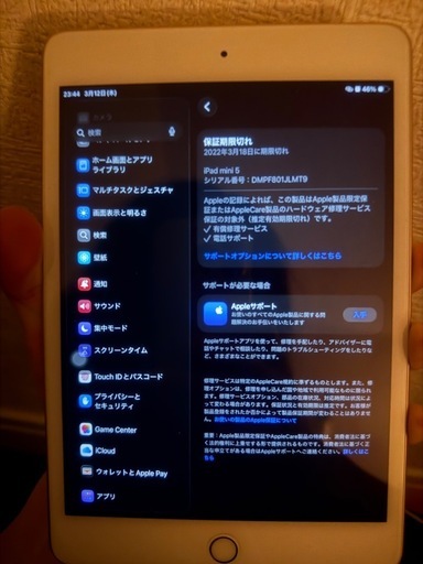 iPadmini5 ゴールド