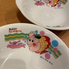 およげ!たいやきくんお皿の画像