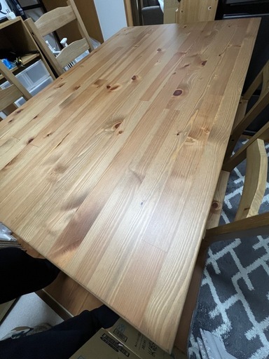 IKEA ヨックモック  ダイニングテーブル＋チェア4脚