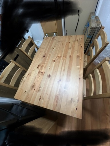 IKEA ヨックモック  ダイニングテーブル＋チェア4脚