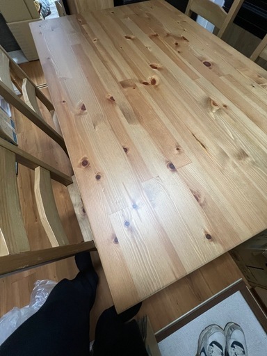 IKEA ヨックモック  ダイニングテーブル＋チェア4脚
