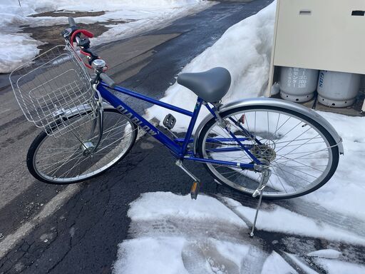 【中古・美品！】シティサイクル DIABLOWブランド 27インチ自転車　6段変速