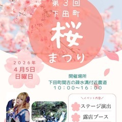 鹿児島市　第３回　下田町桜まつり