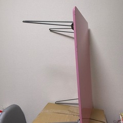 折りたたみ机　ピンクの画像