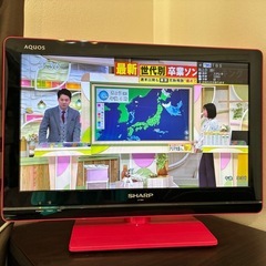 シャープAQUOS液晶テレビ19V型(2011年製)の画像