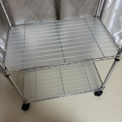 可動棚　キッチンワゴン　(約:横54×高さ81×奥行き34)の画像