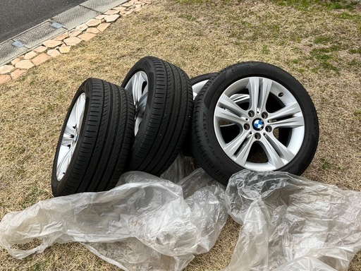 BMW 純正ホイール付き　タイヤ　225/50/17 PIRELLIバリ山