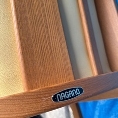 ナガノインテリアのダイニングチェア2脚の画像