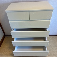 【3/16.17.18で取引可能な方】ニトリ　ハイチェスト　タンスの画像