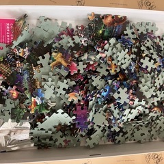 「ディズニー 花火に想いをのせて…」1000ピースホログラムジグソーパズル　額縁付き
の画像