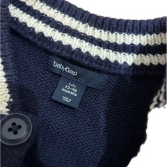 babyGapニットカーディガンの画像