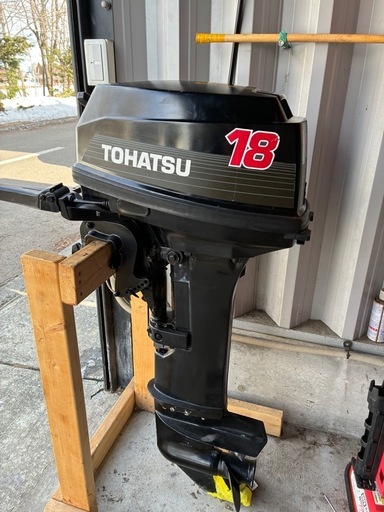 トーハツ　船外機　18馬力　M18C 2スト実働