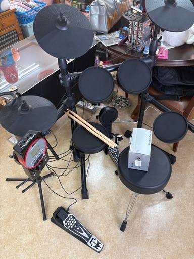 【初心者さんにもオススメ‼️】電子ドラムセット MEDELI DD610J 椅子・スティック付き