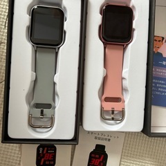 スマートウォッチ二台の画像
