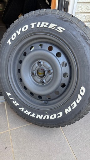 ✴︎購入者決定しました。✴︎高年式タイヤ　オープンカントリー165/80R14