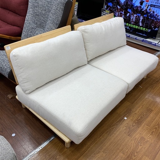 【軽トラ無料貸し出し】【2人掛けソファー】【トレファク所沢店】