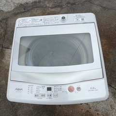 配送可🚚  5.0kg洗濯機 アクア 2019年製の画像