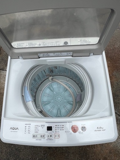 配送可?  5.0kg洗濯機 アクア 2019年製◎