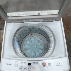 配送可🚚  5.0kg洗濯機 アクア 2019年製の画像