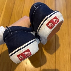VANS ネイビーの画像