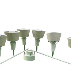 シーリングライト  6灯  照明器具 照明 ホワイト オシャレ ナチュラル  電気 の画像