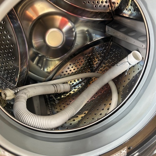 ドラム式洗濯機　シャープ　プラズマクラスター　ES-S7H-WR 2023年製
