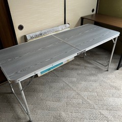 アルミ フォールディング テーブル②の画像