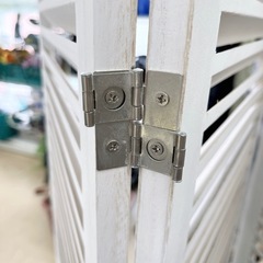 【ドリーム池田】4連パーテーション　ホワイト【46979】の画像