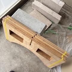 4点セット　ワークレッグ 420 高さ420x幅850×厚み12mm 作業台の脚の画像