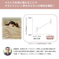 クリーニング済み！ベルメゾン メルトロ あったかなめらかな中わた入りボリューム毛布 【幸せホルモンが出る肌触り】 アイボリー ダブルの画像