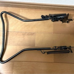 24インチ 自転車用 両立スタンド 昭和インダストリーズ SHOWA INDUSTRIES 自転車 正爪用両立スタンド 変速機なし・内装変速機用 W-11 24型 ブラック の画像