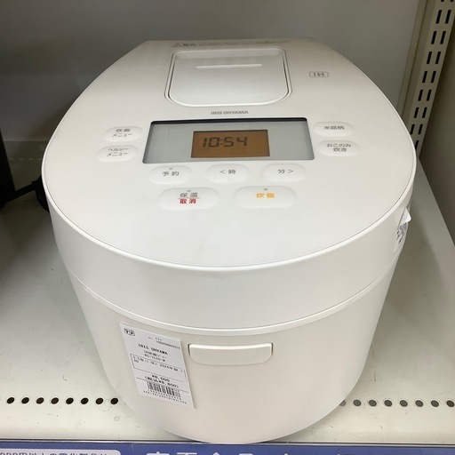 【トレファクラパーク岸和田店】　2024年製　IH炊飯ジャー　IRIS OHYAMA 6ヶ月保証付