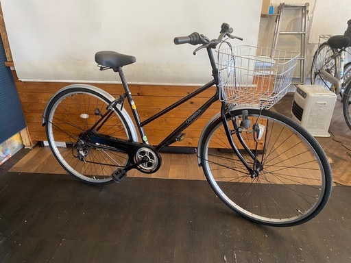 取引き中　27インチ　6速　自転車　ブラック