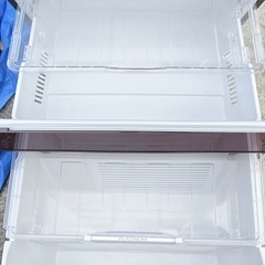 日立 6ドア冷蔵庫 ガラストップ 2017年製 475L 中古品 傷汚れ有りの画像