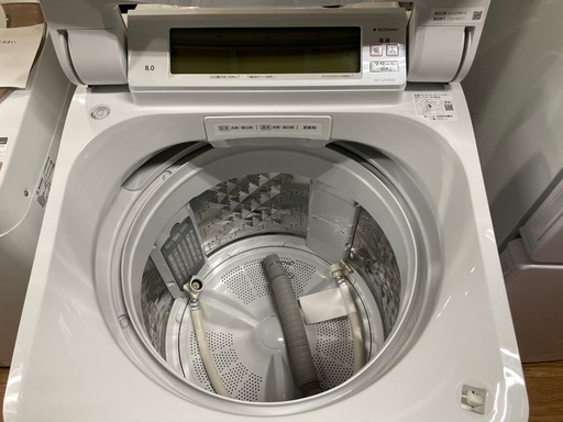 パナソニック 洗濯機 8kg NA-SJFA808　中古