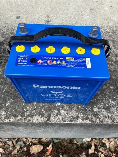 カーバッテリー　caos Q105／Panasonic／アイドリングストップ車専用バッテリー