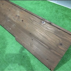 ハイエース200 ワイド セカンドテーブル 車中泊 キャンプ ワンオフ 木製の画像