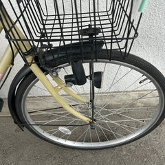 3J13 ホームサイクル２６サイズ　後ろカギが新品です。　★自転車専門店の中古車です★　【消費税込み・防犯登録６００円込み（の画像