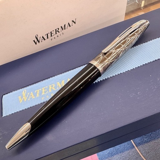 ☆ドリーム荒牧店☆WATERMAN カレンDX ウォーターマン コンテンポラリ ボールペン ブラック×シルバー