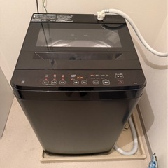 Z4148 洗濯機  ニトリ 6.0kg NT60T1BK ブラック 2024年製 美品 格安！の画像