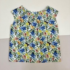 【定価15000円ほど】stola.レトロ花柄ブラウスの画像